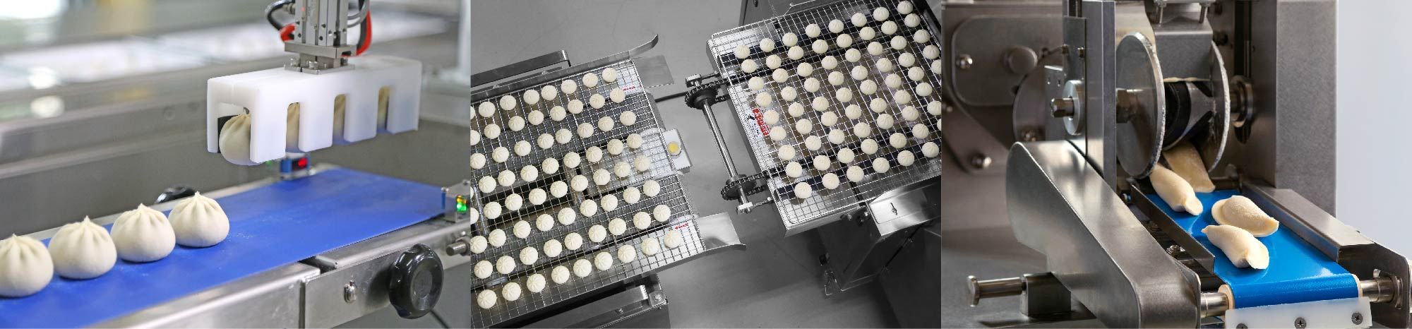 Automated production of dumplings, shumai, and xiaolongbao