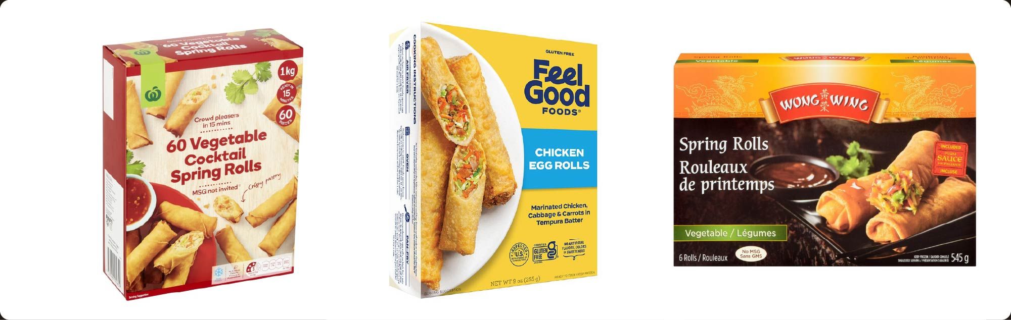 Representative Spring Roll Brands Worldwide Representative Spring Roll Brands Worldwide